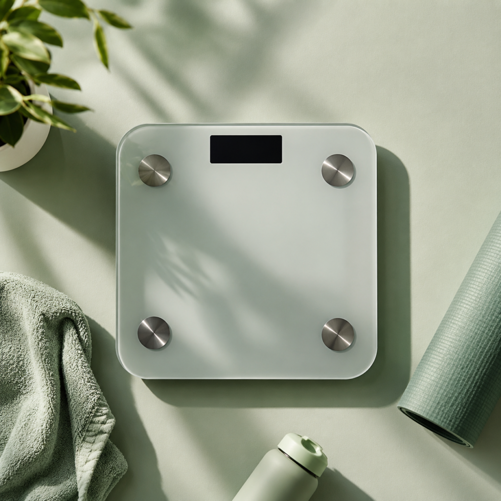 Bathroom scale for the BMI calculator